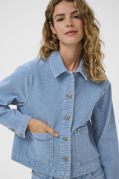 CRRafael Corduroy Jacket Light blue Corduroy - 108744 - 10614541 Thumbnail