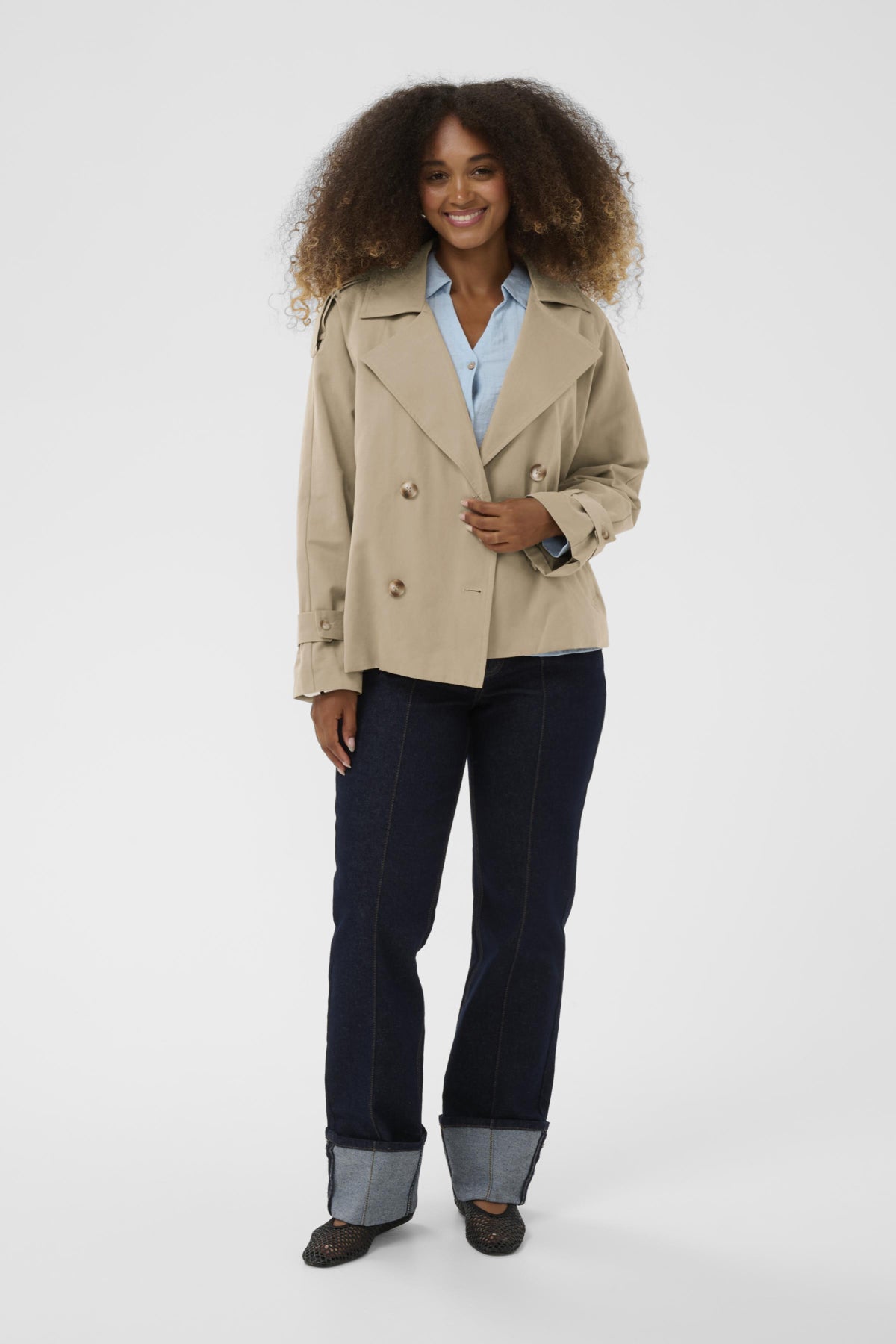 CRDrookie Short Trenchcoat Savannah Tan - 161213 - 10614565