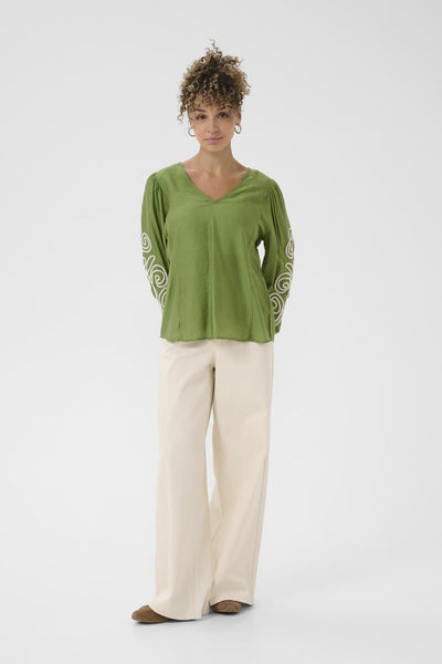 CRDanielle Blouse Jade Green - 160228 - 10614597 Thumbnail