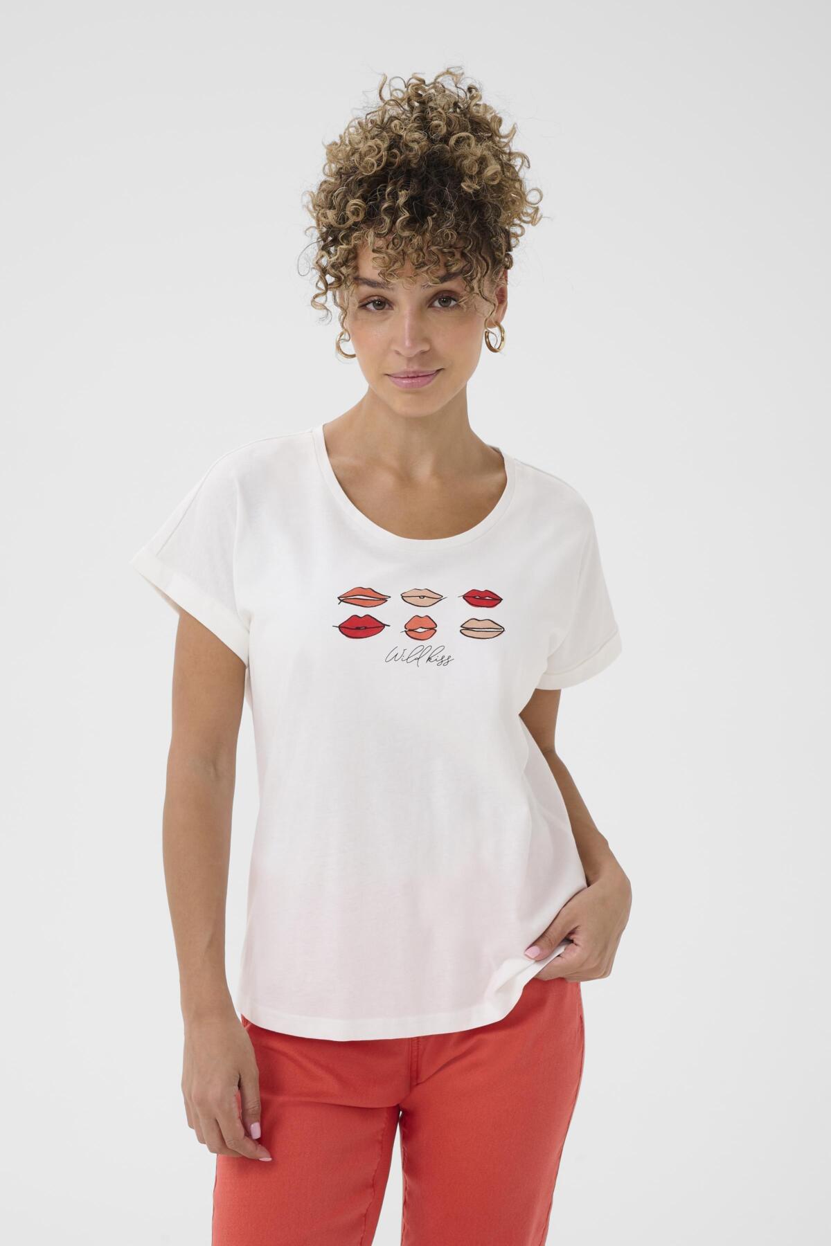 CRLumilla T-Shirt Red Lips - 108783 - 10614661