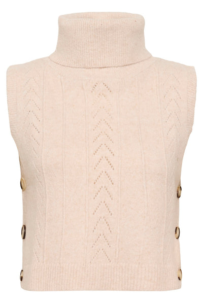CRHoliday Knit Slipover Oat melange - 100232 - 10614734 Thumbnail