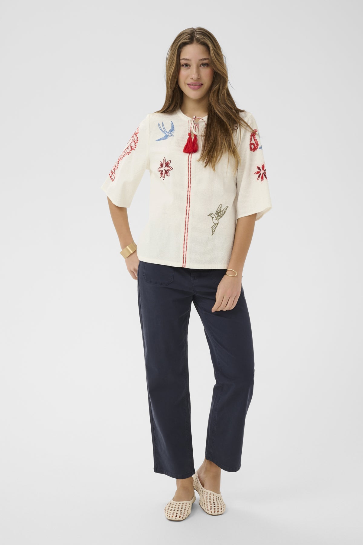 CRRosetta  Blouse Whisper White - 110701 - 10614840
