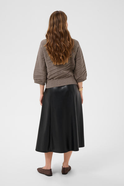 CRDela Knit Pullover Brown Lentil Melange - 1714091 - 10615364 Thumbnail