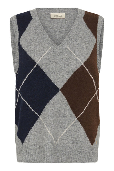CRHope Knit Slipover Grey Melange - 100391 - 10615446 Thumbnail