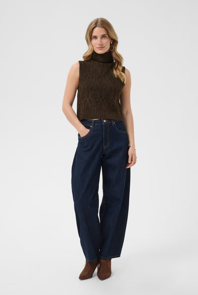 CRElsie Knit Slipover Java - 191016 - 10615533 Thumbnail
