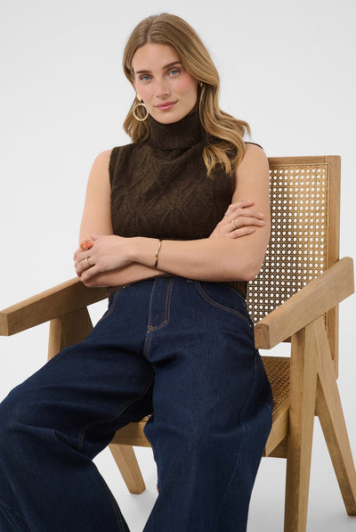CRElsie Knit Slipover Java - 191016 - 10615533 Thumbnail