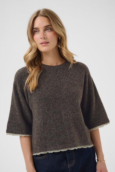 CRKibana Knit Pullover Java Melange - 1910161 - 10615619 Thumbnail