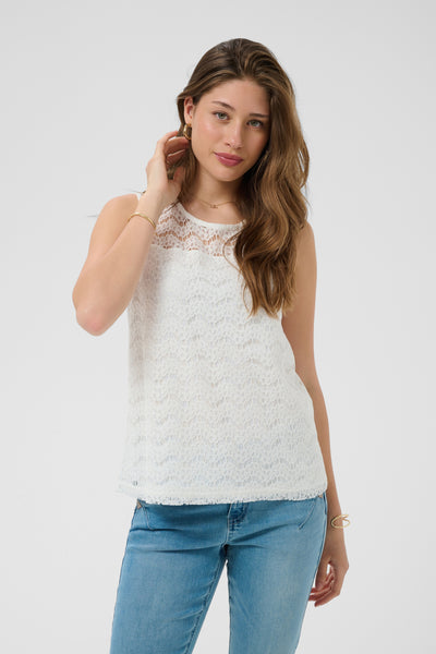 CRJuria Lace Top Snow White - 110602 - 10615752 Thumbnail