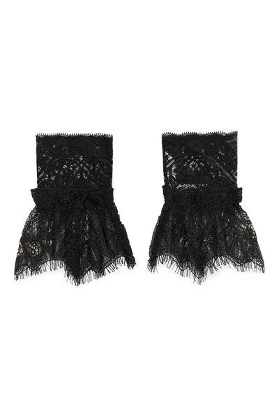 CRIrine Lace Cuffs 2 set Pitch Black/Snow White - 10907 - 10616051 Thumbnail