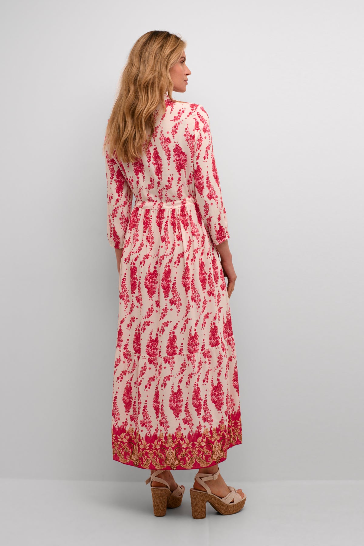 CRAlora Long Dress Pink flower - 10650723