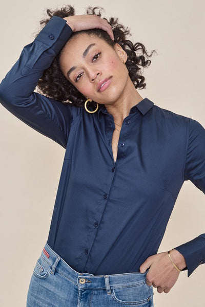 Tilda Sustainable Shirt Night Blue - 131700 Thumbnail