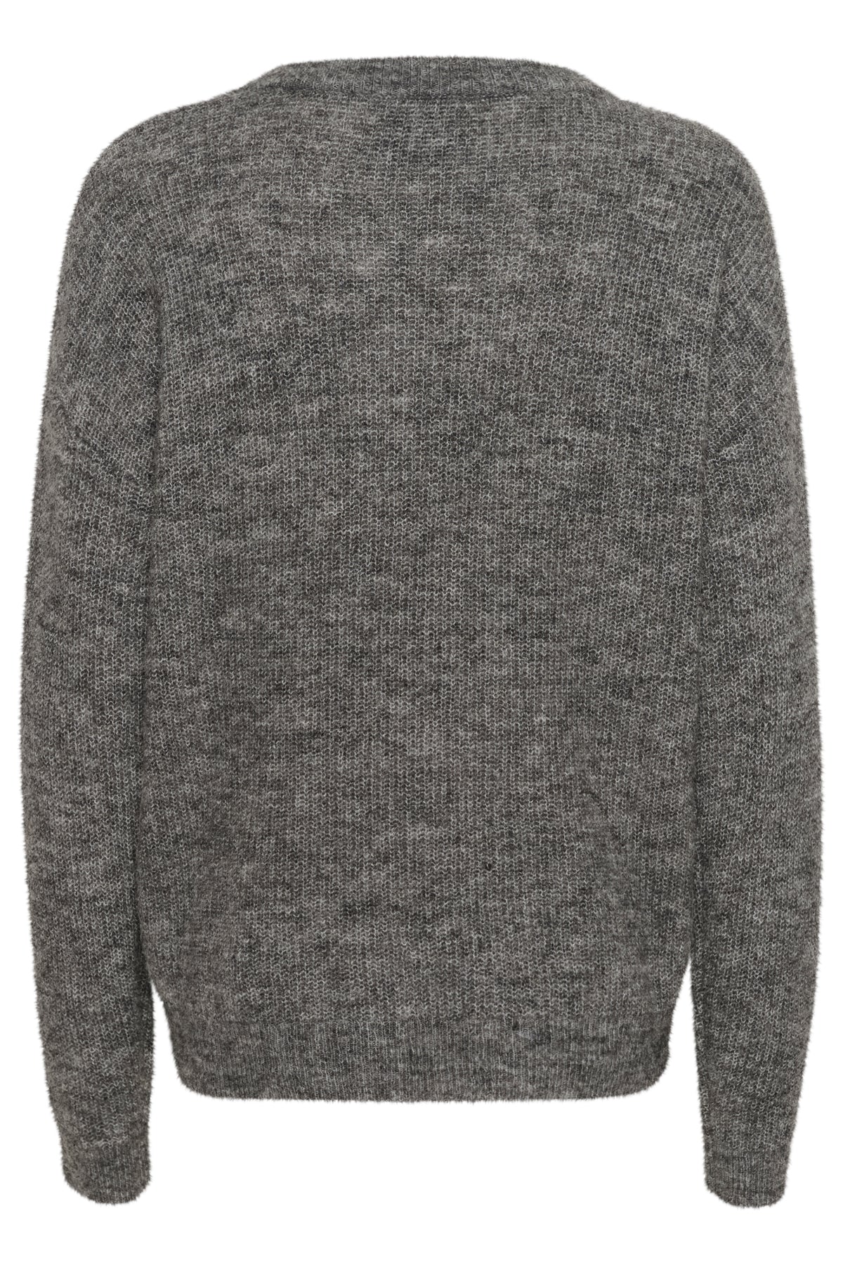 05 THE KNIT PULLOVER 10703603 Dark grey melange