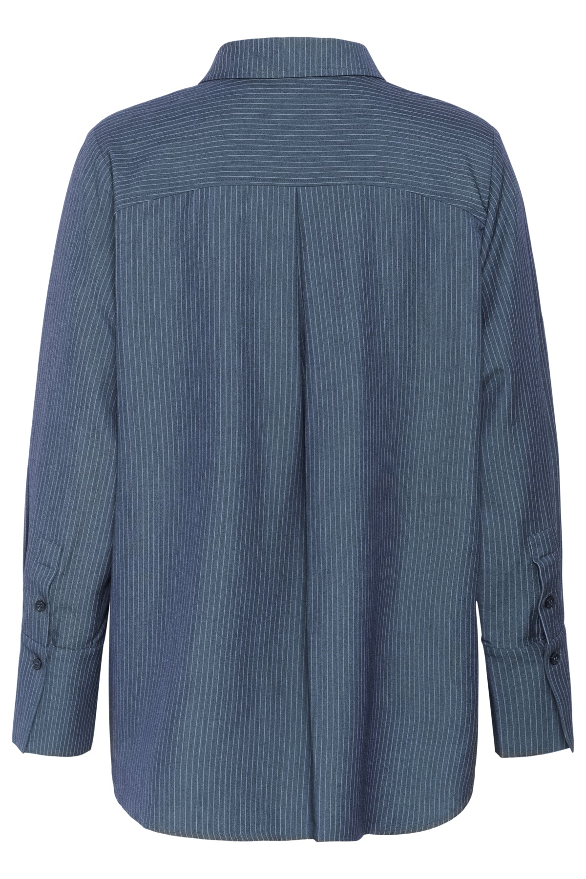 VittaMW Shirt Dark Slate W. Stripe - 10705001