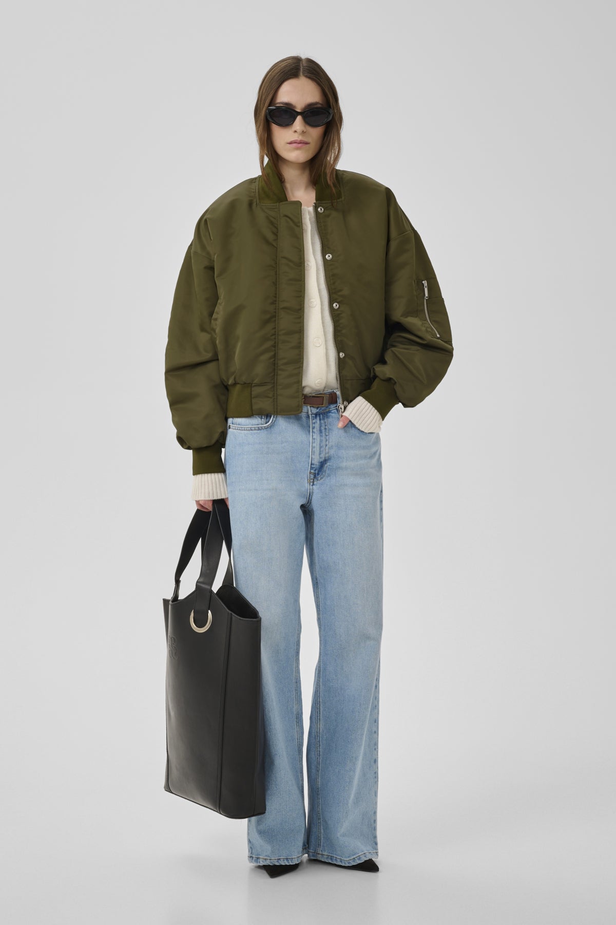 HelgaMW Short  Bomber Jacket Capers - 180820 - 10705042