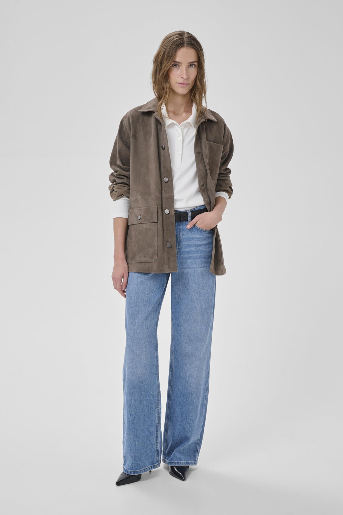 OllyMW Suede Jacket Major Brown - 10705103
