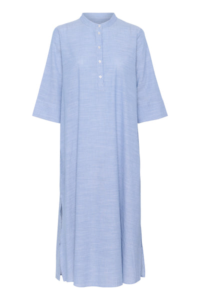 SkyeMW Long Dress Delft Blue Striped - 10705118 Thumbnail