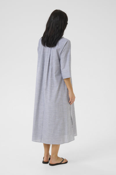 SkyeMW Long Dress Dark Sapphire Blue Striped - 10705118 Thumbnail