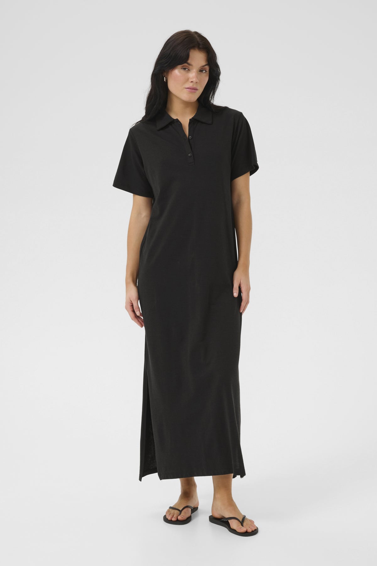 AbbyMW Polo Dress Black - 10705135