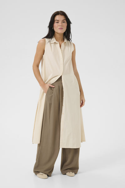 SunnaMW Sleeveless Dress Almond milk - 10705148 Thumbnail