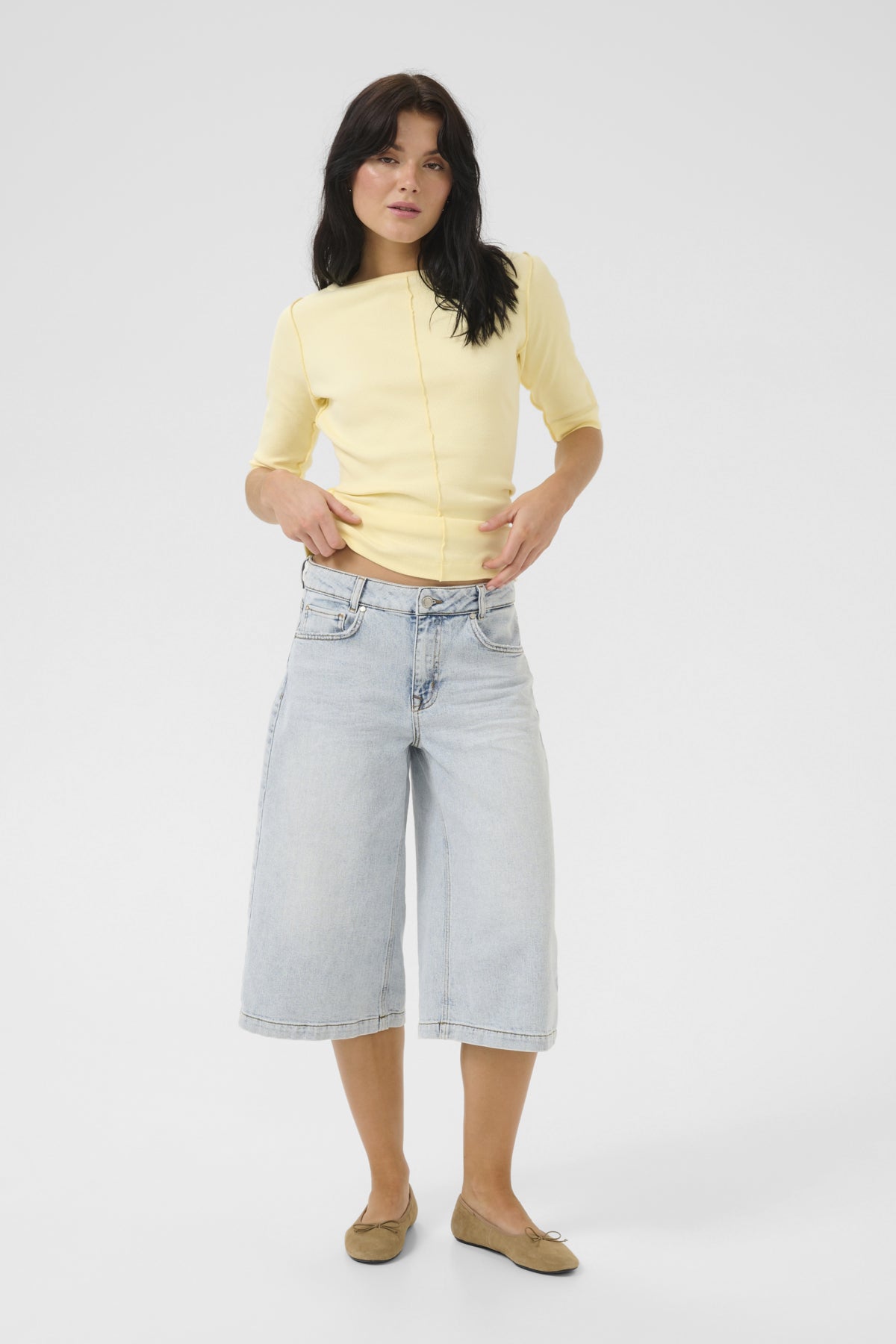 DangoMW 139 High X-Wide Shorts Light Blue Retro Wash - 10705151