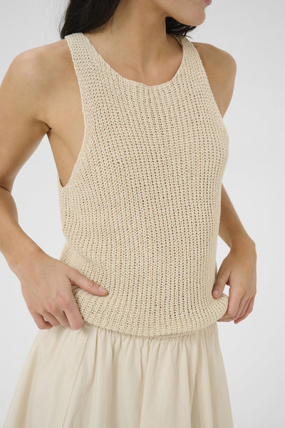 DivaMW Knit Top Almond milk Thumbnail