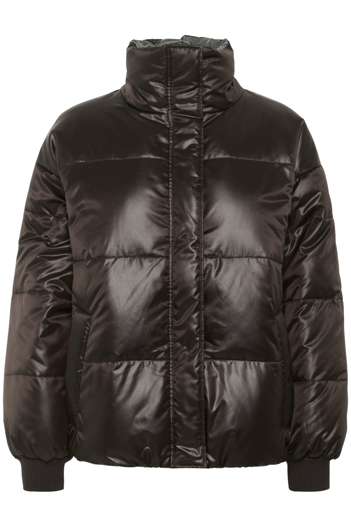GlossyMW Reversable Down Jacke Espresso - 10705224