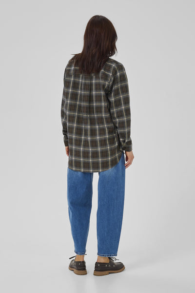 MarlyMW Shirt Espresso Check - 10705235 Thumbnail