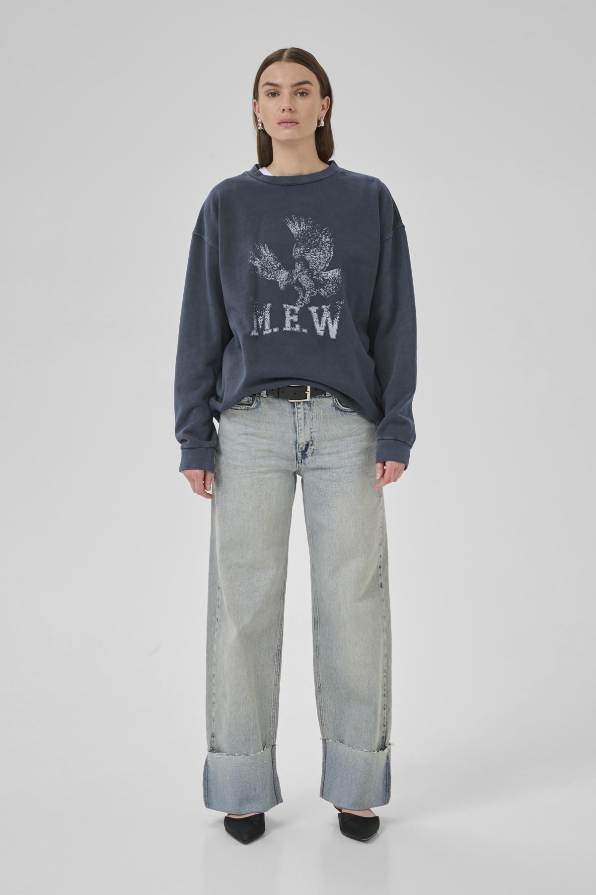 DiegoMW Eagle Sweat Dark Grey Random Wash - 10705244