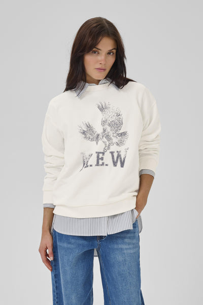 DiegoMW Eagle Sweat Snow White - 10705244 Thumbnail