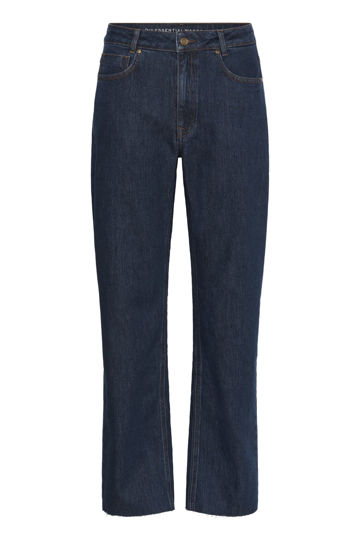 MWEbba 139 High Straight Slit Dark Blue Un-Wash - 10705266