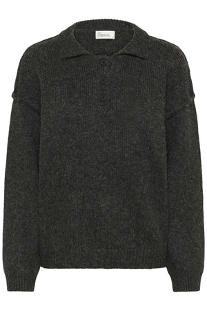 PalomaMW Polo Pullover Dark grey melange - 10705312