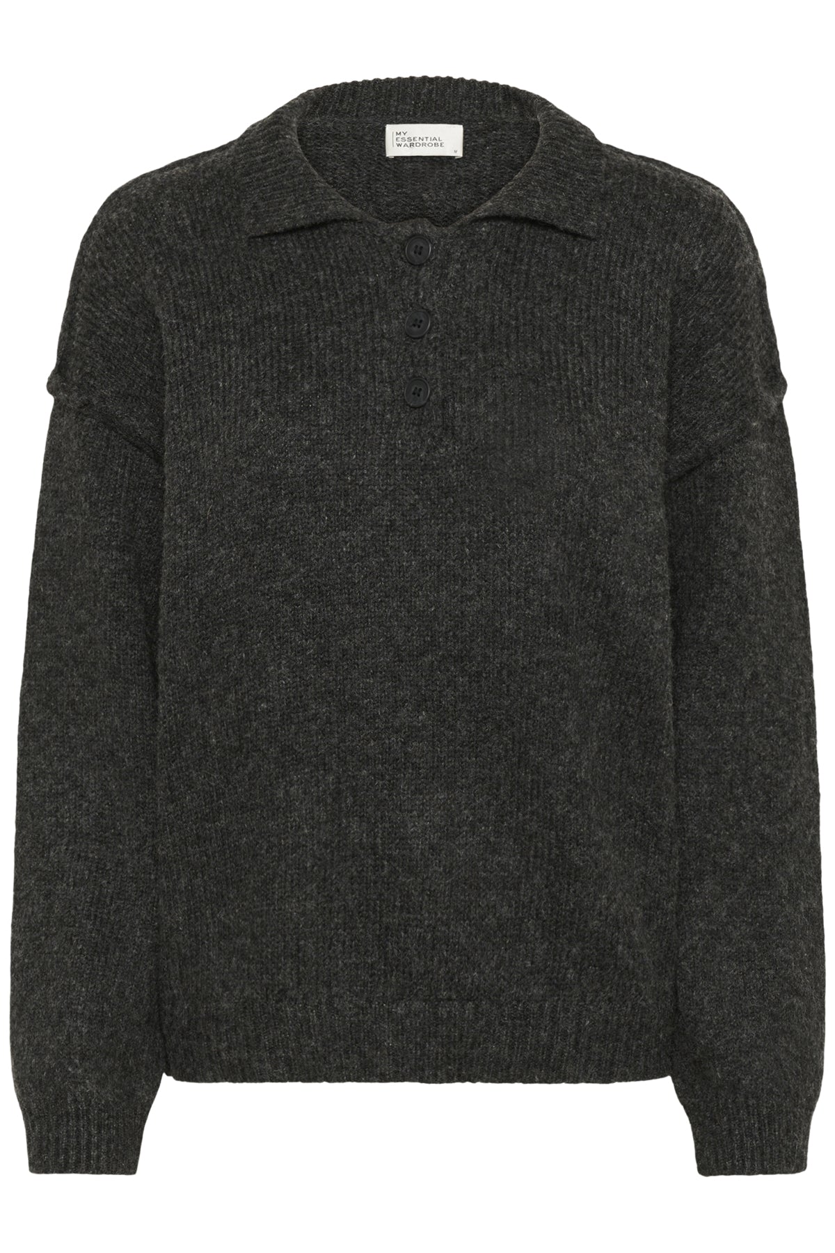 PalomaMW Polo Pullover Dark grey melange - 10705312