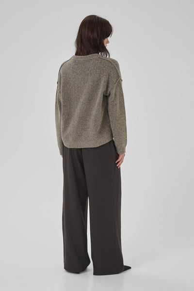PalomaMW Knit Pullover Brown Melange - 10705315 Thumbnail