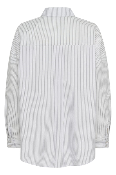JeanMW Boxy Shirt PearlBlue Stiped - 10705358 Thumbnail