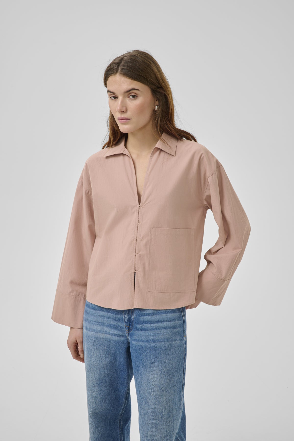 MWSunna Boxy Short Shirt Adobe Rose - 161508 - 10705436