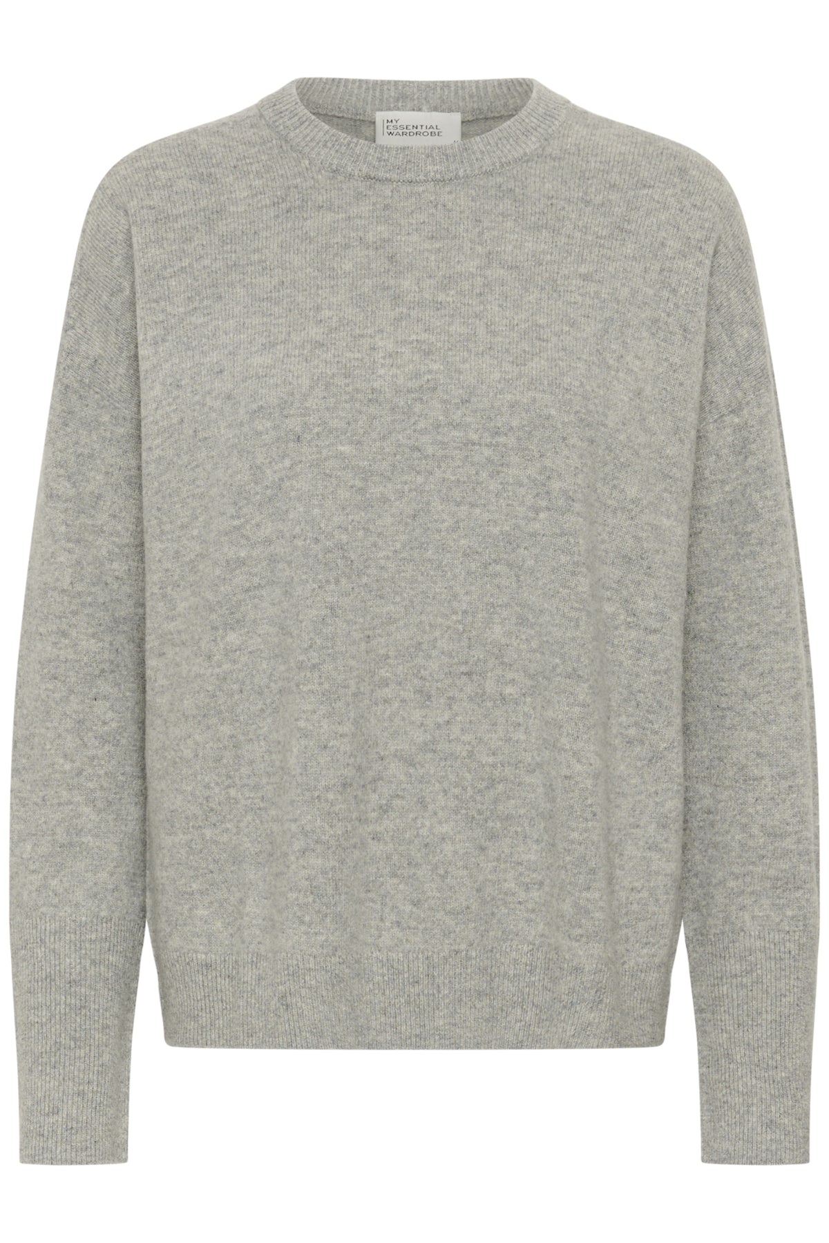 11 THE KNIT CREWNECK Light Grey Melange - 100378 - 10705549