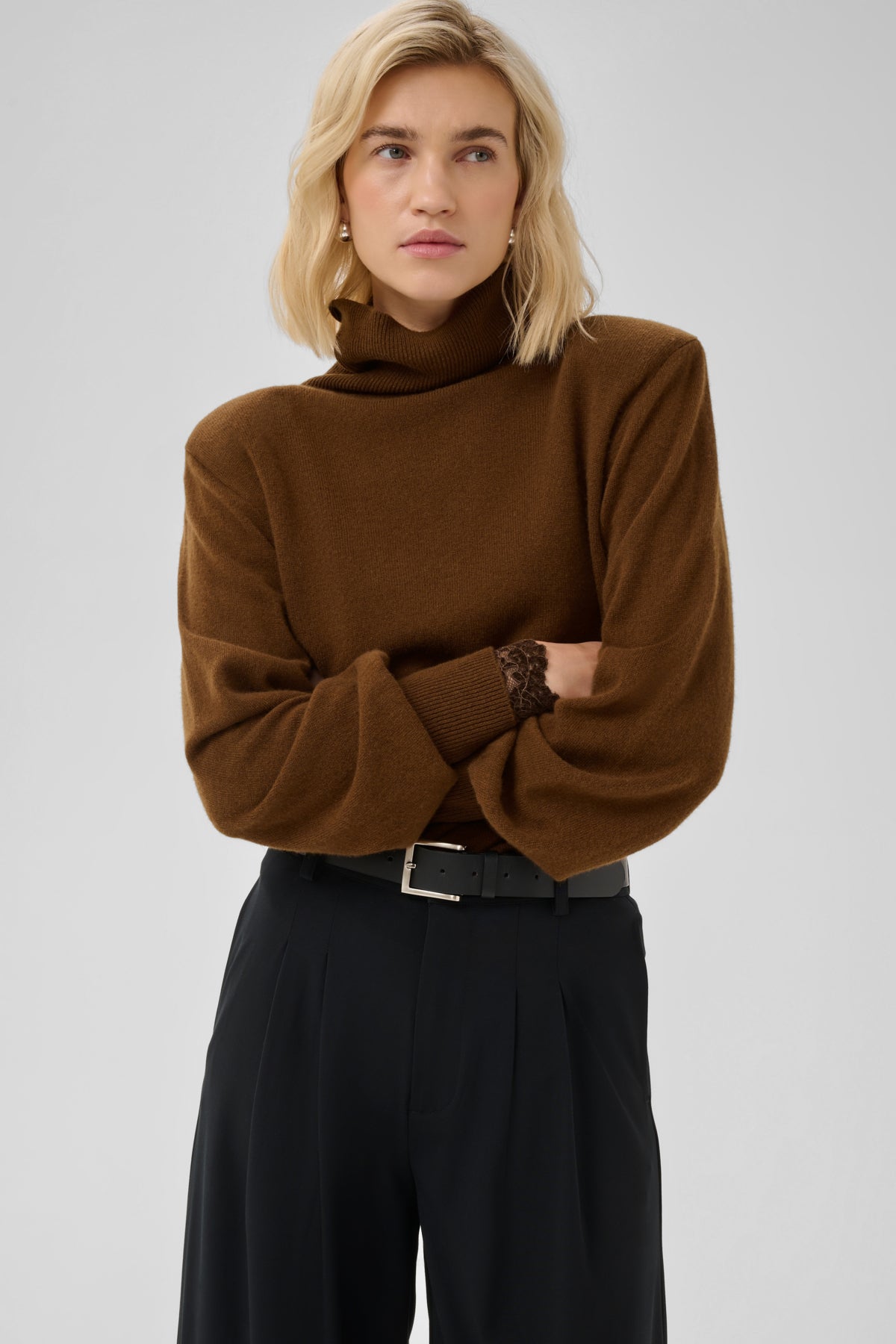 MWJola Rollneck Pullover Bison - 181027 - 10705699
