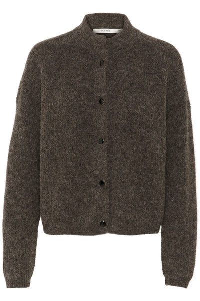 AlphaGZ short cardigan NOOS Chestnut Melange - 10905931 Thumbnail
