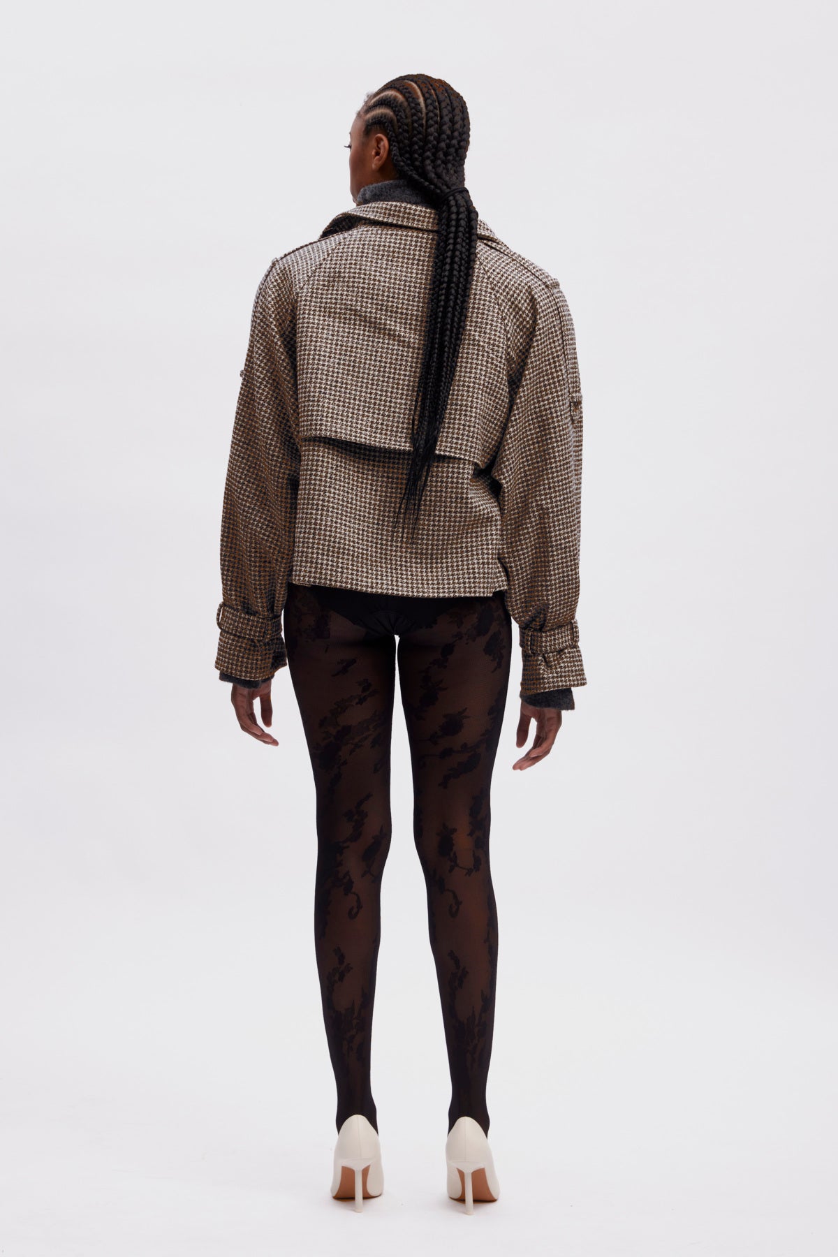 AvicGZ jacket Brown/black houndstooth - 10908182