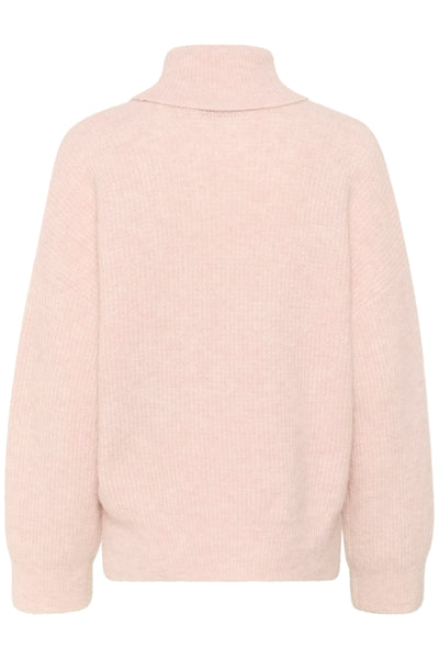 AlphaGZ rollneck Rose grey melange - 10909446 Thumbnail