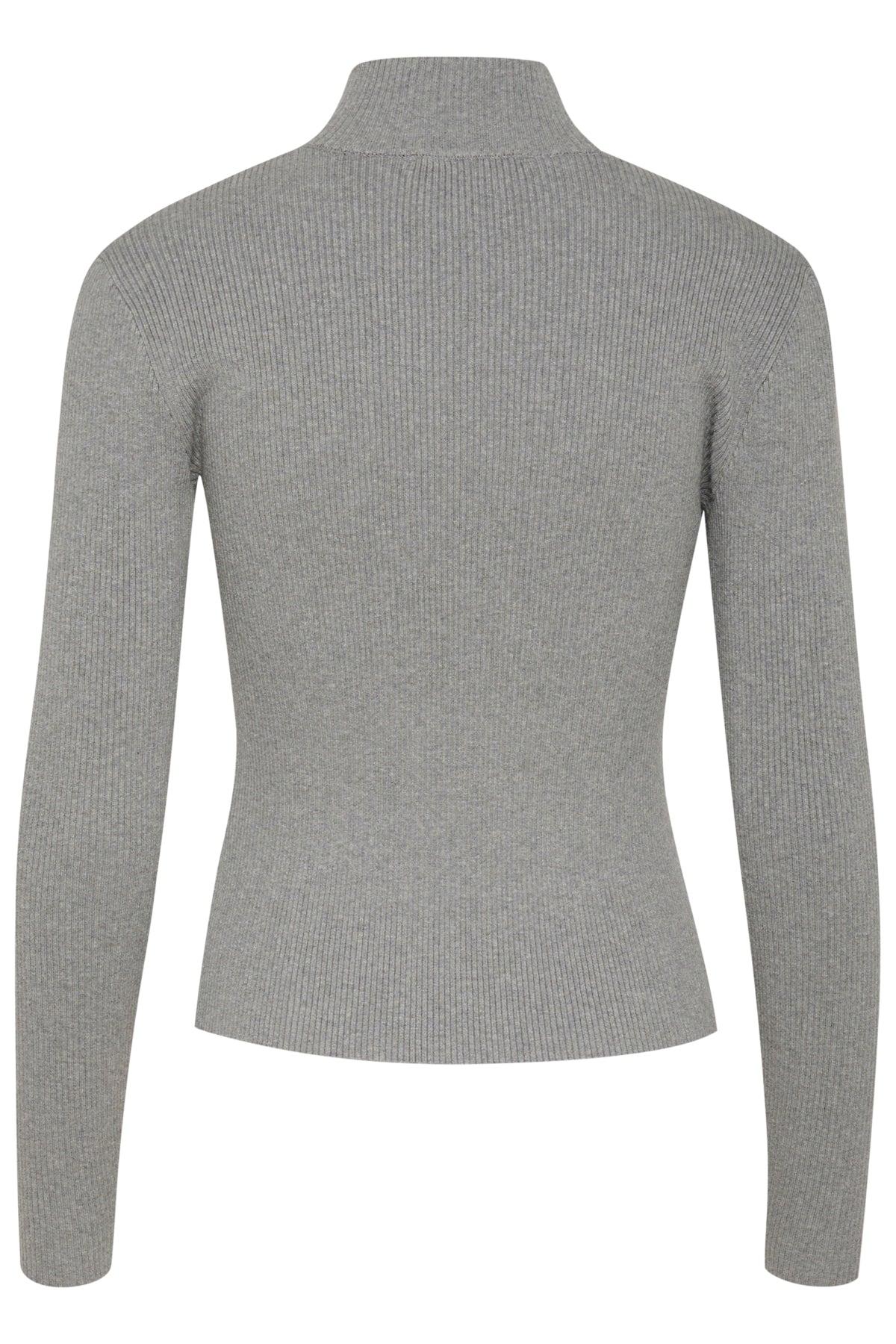 YasmiaGZ zipper pullover NOOS Grey Melange - 10909819