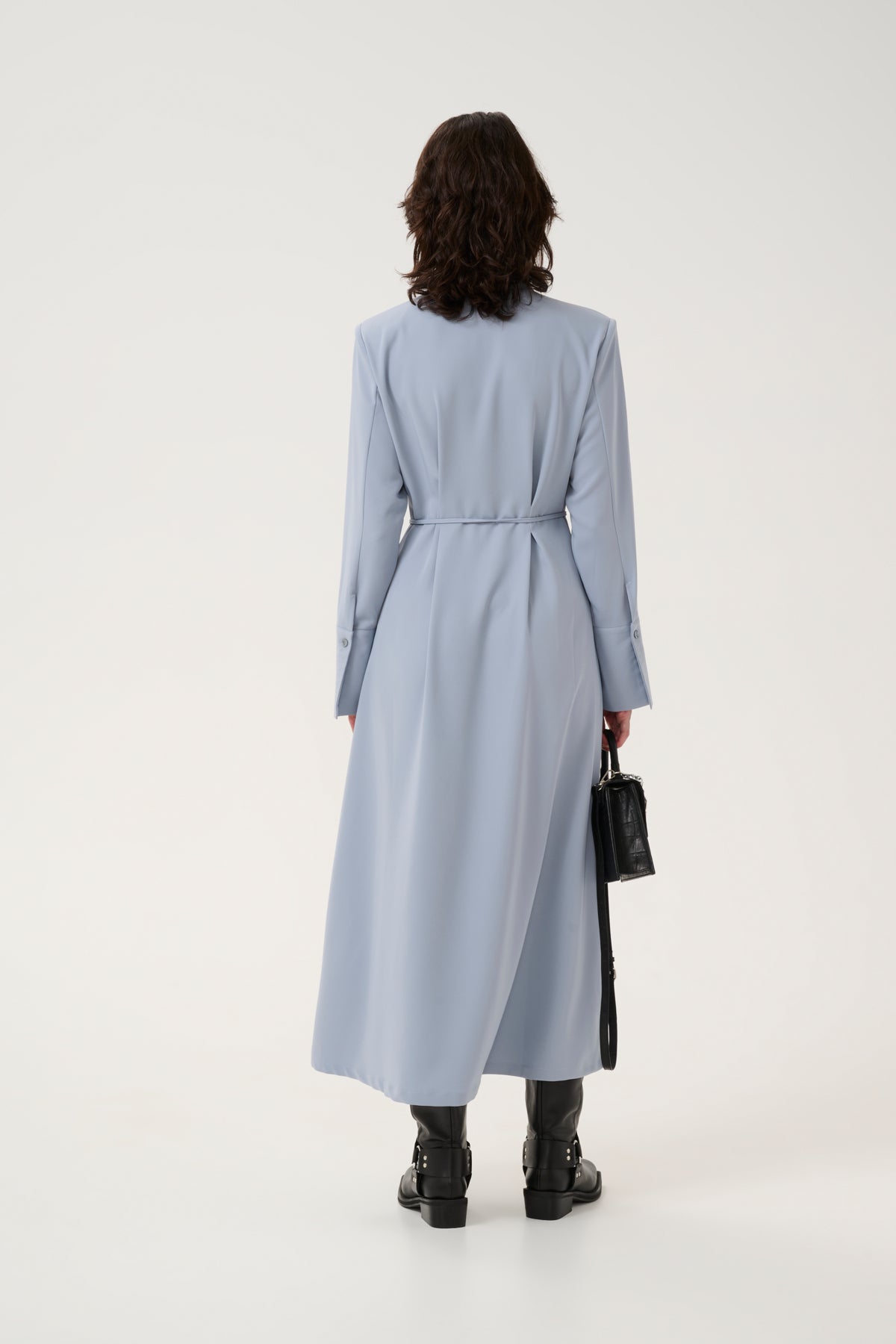 GZmareen LS dress Grey blue - 10909899