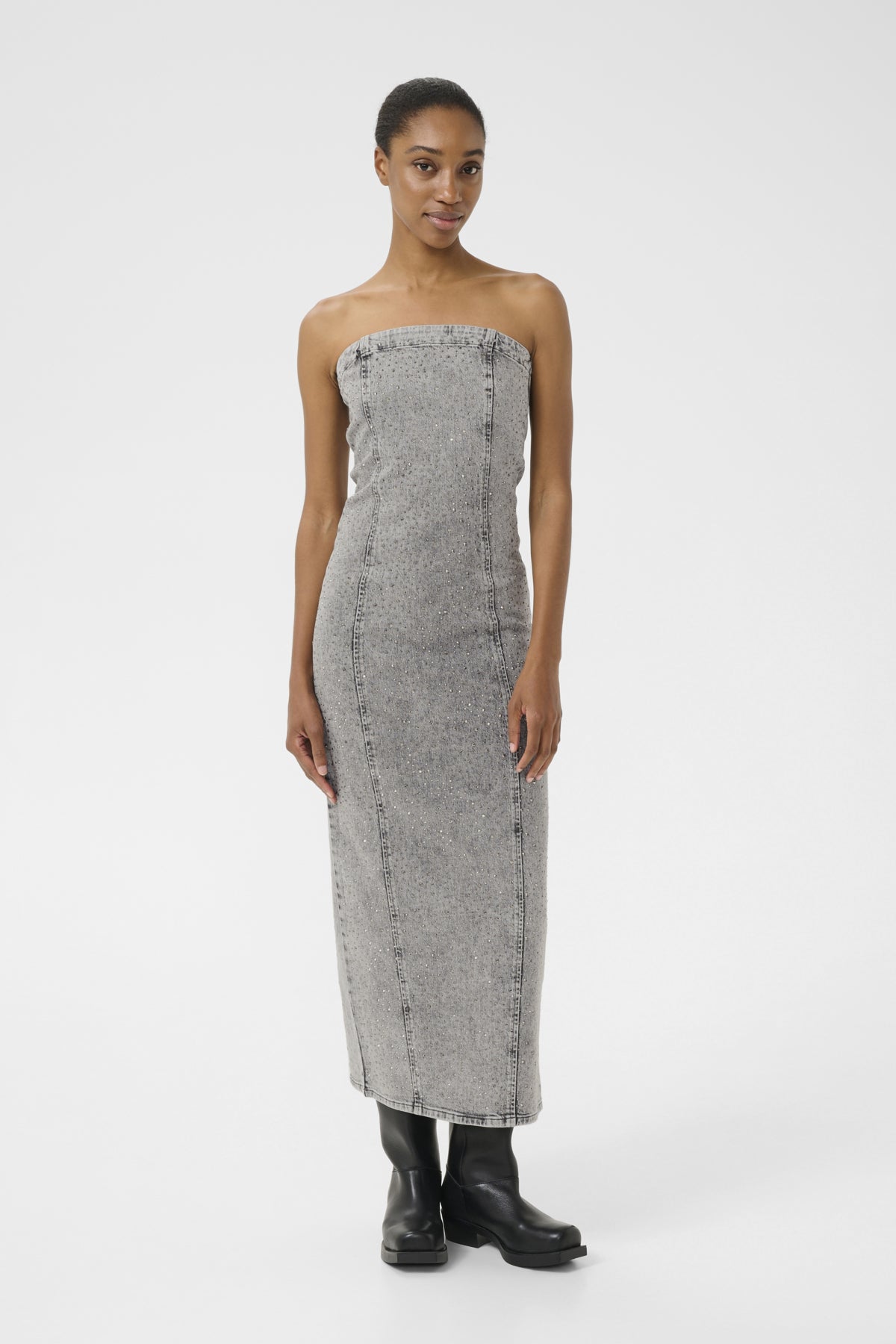GZzauma SL long dress Vintage grey wash