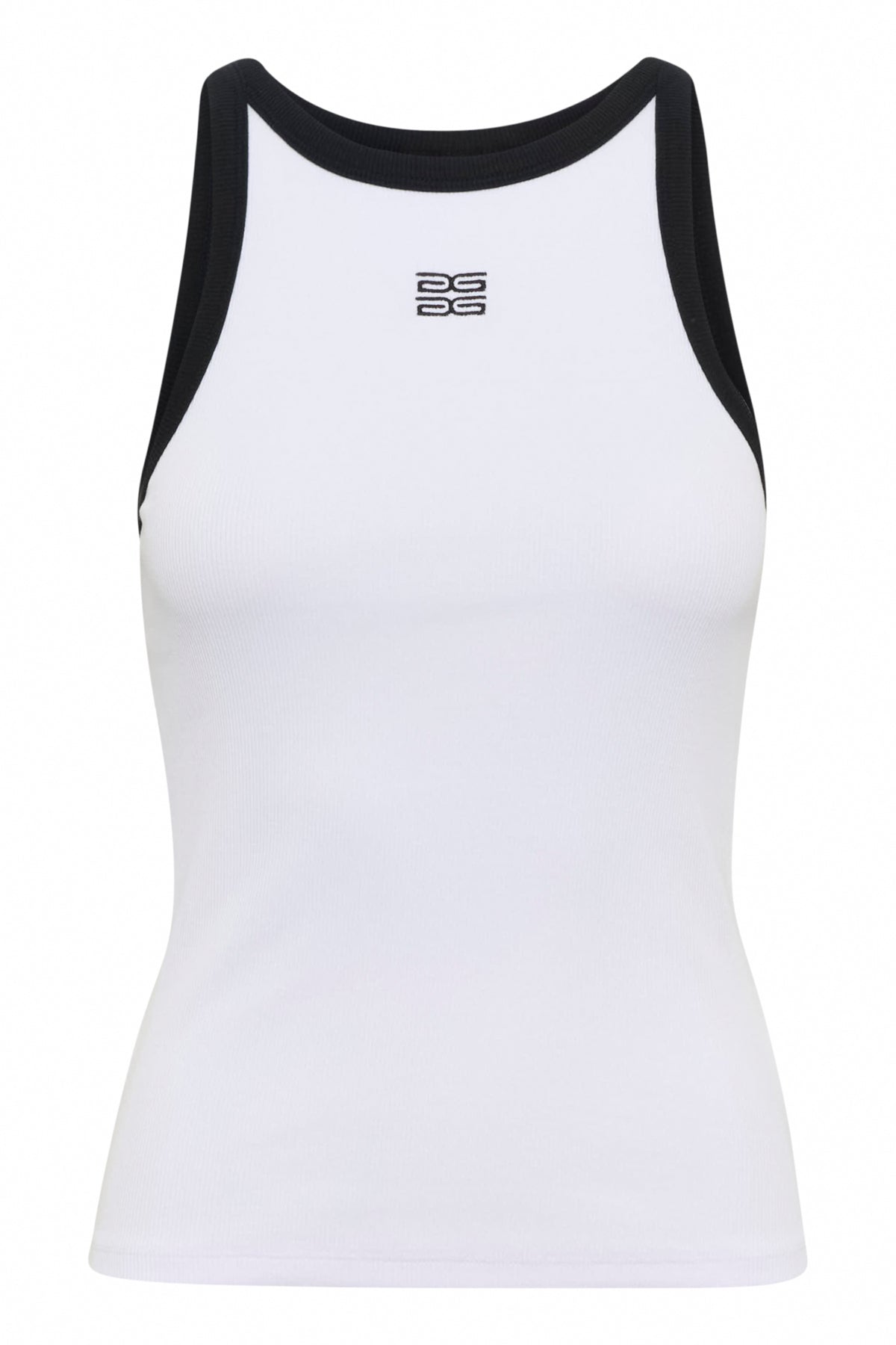 GZdrew contrast logo tank Bright White