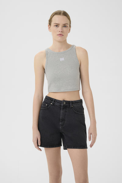GZdrew mel logo crop top Grey M‚lange Thumbnail
