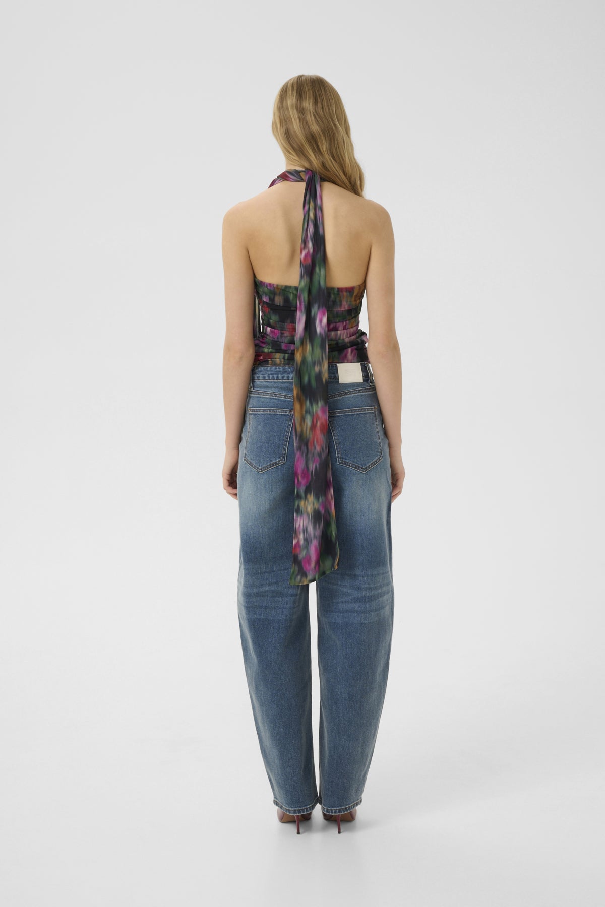 GZviva HW baggy jeans Vintage blue denim - 10910574