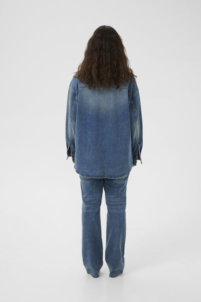 GZviva OZ shirt Vintage blue denim - 10910575 Thumbnail