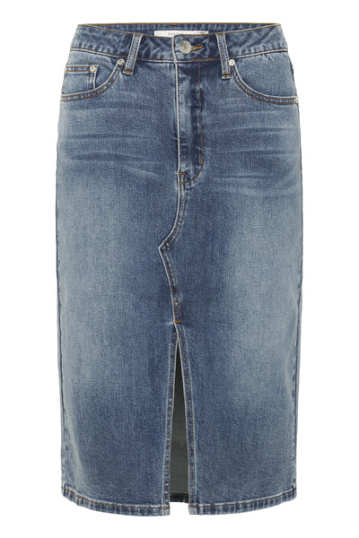 GZviva HW pencil skirt Vintage blue denim - 10910730 Thumbnail