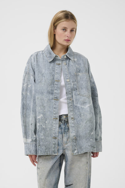 GZcornelia shirt Printed denim blue - 108834 - 10910864 Thumbnail