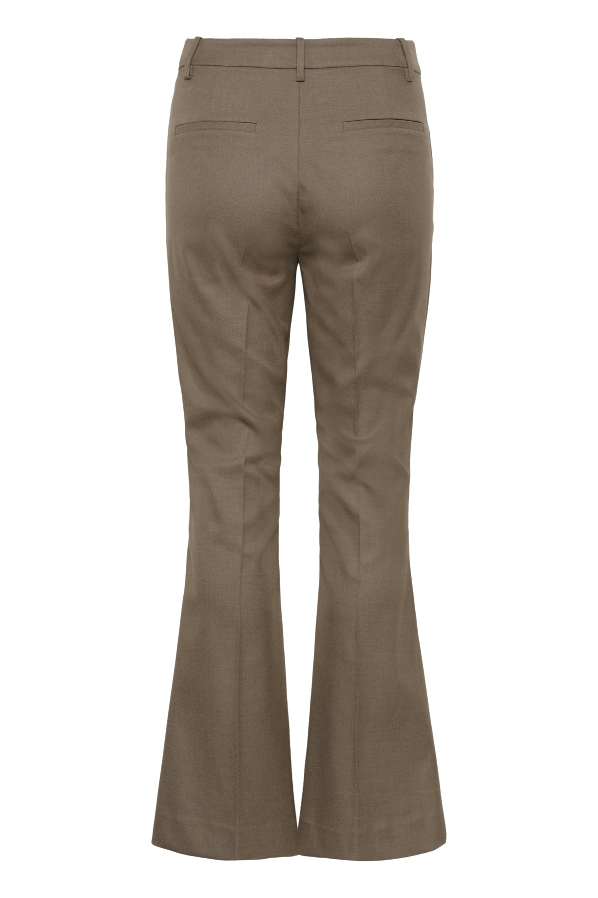 GZpaula HW flared pants Dark timberwolf melange - 1068 - 10910891